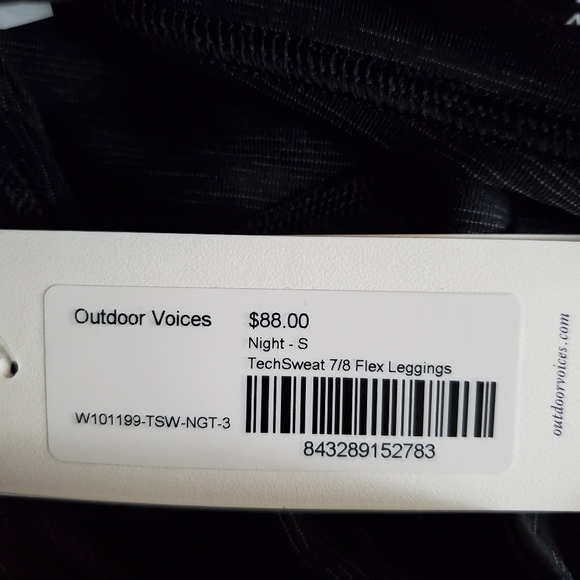 NWT Outdoor Voices Flex 7/8 High Rise Waisted Leggings Night - Picture 7 of 7